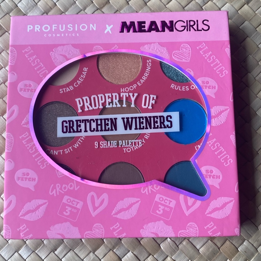 Profusion Mean Girls Gretchen Wieners eyeshadow palette